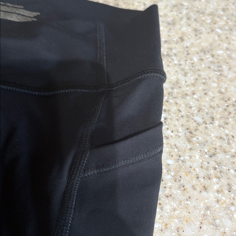 All in motion black active leggings size large 10/12 high rise - Picture 3 of 4